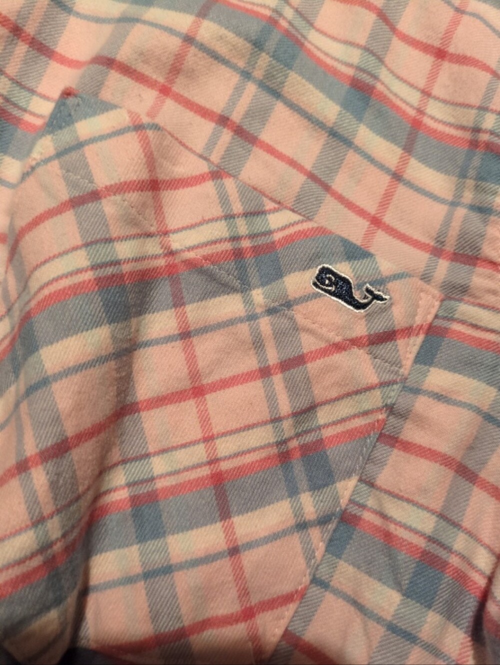 Vineyard vines button down plaid shirt size 16 - Picture 2 of 3
